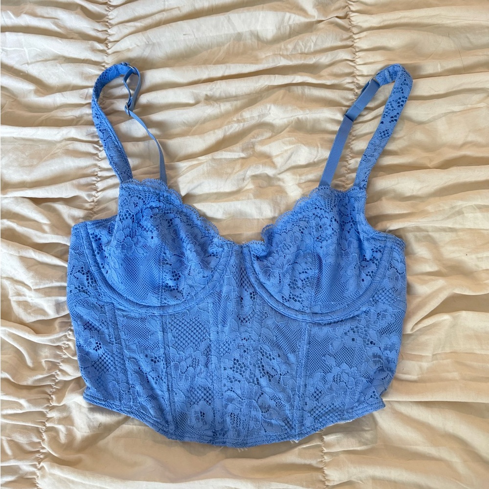 Lace & Mesh Bustier
